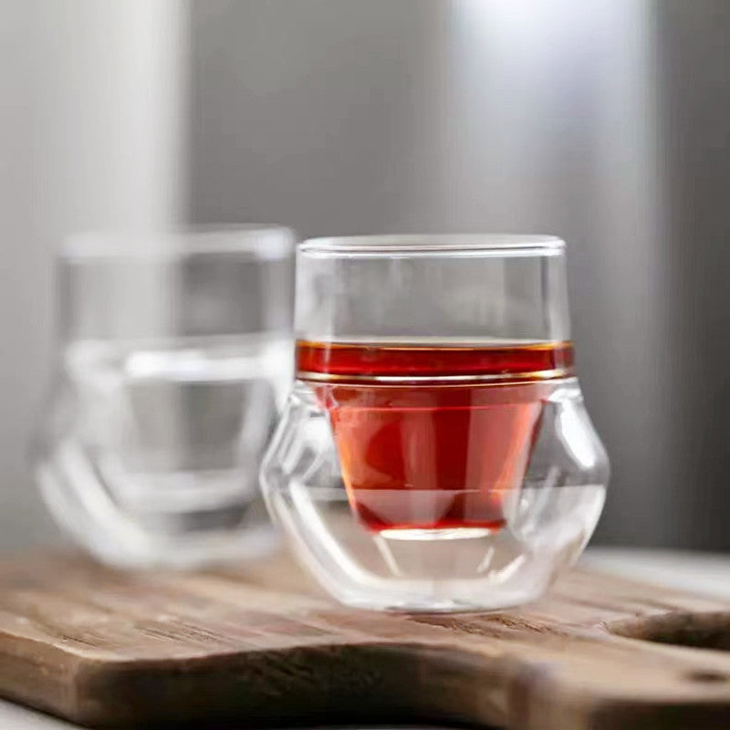 The Prism - Insulated Espresso Tasting Glasses Set of 2 - Double Wall