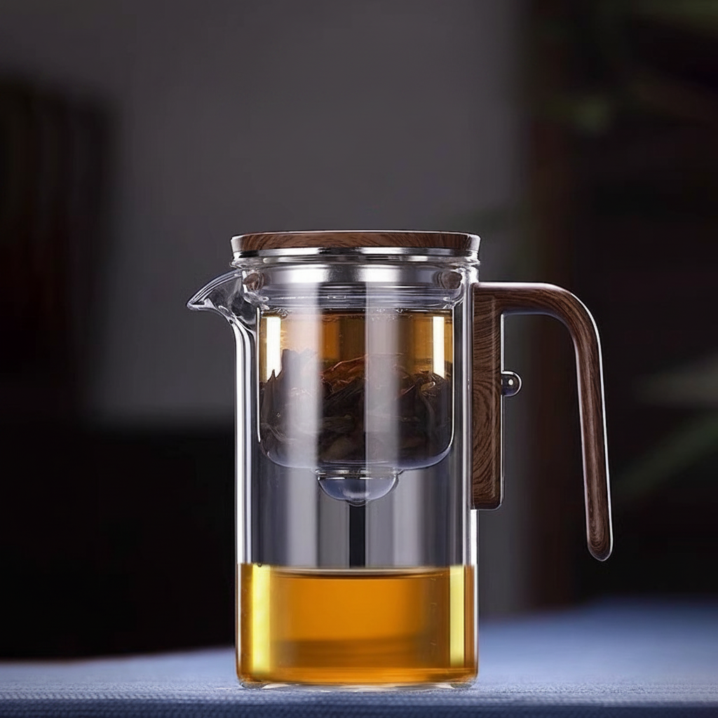 The Alchemist - Glass Tea Vessel with Infuser - Loose Leaf Brewer