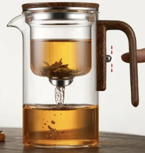 The Alchemist - Glass Tea Vessel with Infuser - Loose Leaf Brewer