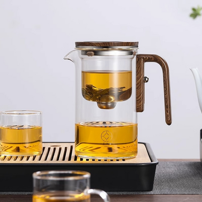 The Alchemist - Glass Tea Vessel with Infuser - Loose Leaf Brewer